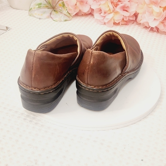 Born Slip On Clog Wedge Casual Comfort Size 8M - Picture 4 of 10